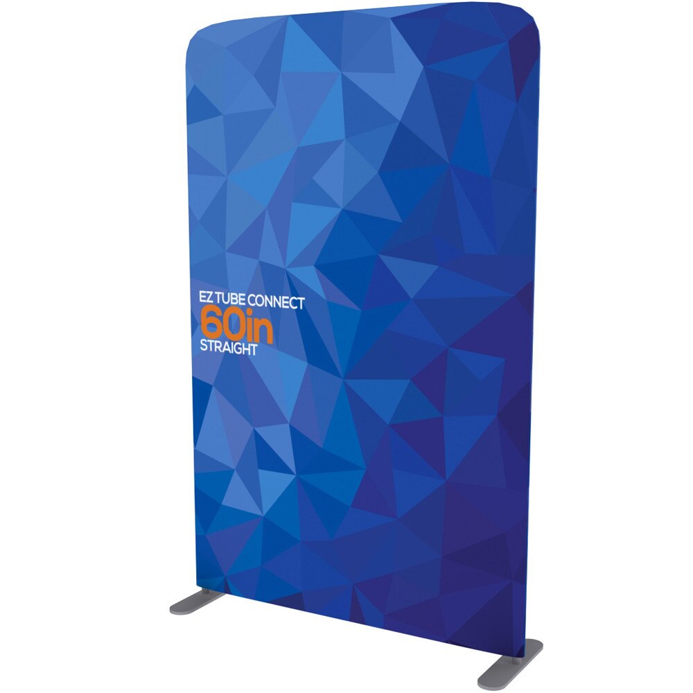 5ft EZ Tube Connect Non Backlit Single Frame — Double Sided Graphic Package